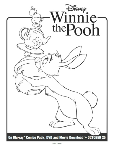 rabbit from winnie the pooh coloring pages - photo #46