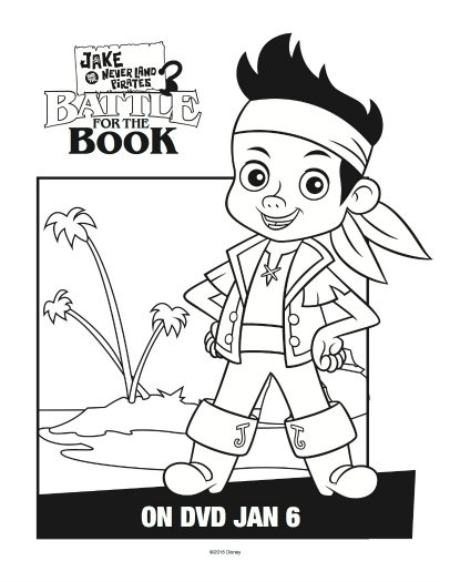 jack and the neverland pirate coloring pages - photo #32