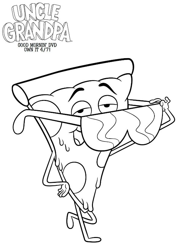 uncle grandpa coloring pages for free - photo #1