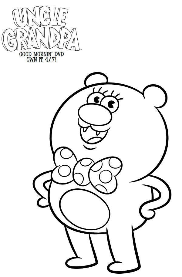 uncle grandpa coloring pages for free - photo #4
