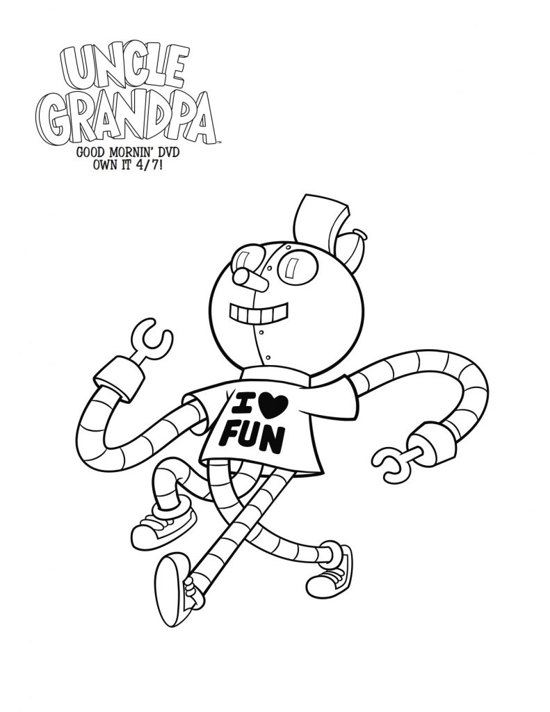 uncle grandpa coloring pages to print - photo #3