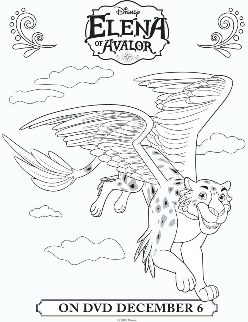 Disney Elena of Avalor Coloring Page | Mama Likes This